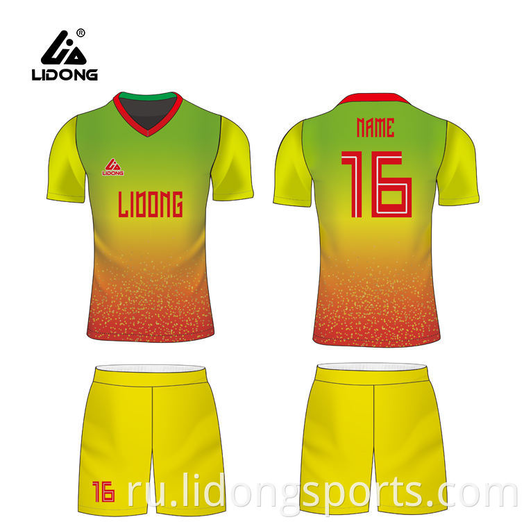 Super сентябрьский пользовательский дизайн футбол футбол футбол футболки Китай оптом Футбольная форма спортивная одежда